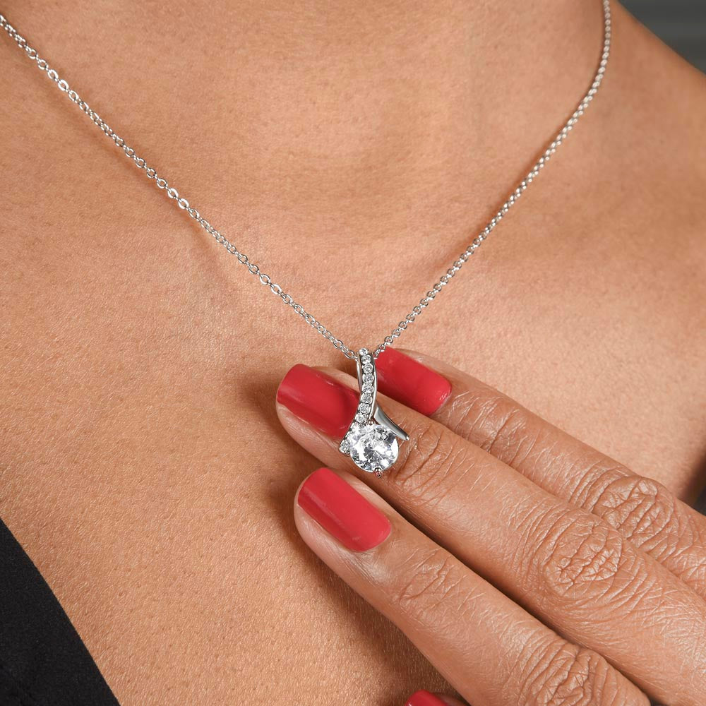 To My Stunning Smokin Hot Wife - Alluring Beauty Necklace