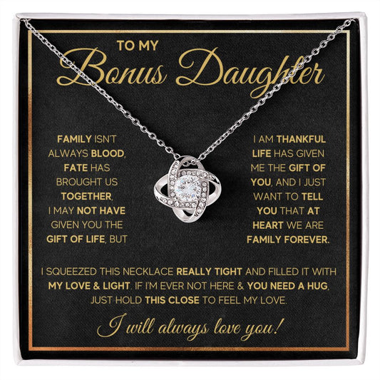 Bonus Daughter Gifts From Stepdad Stepmom Like A Daughter To Me Jewelry daughter in law necklace gift for daughter in law