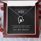 To My Gorgeous Wife - If I Had To Choose - Forever Love Necklace