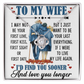To My Wife - I May Not Be Your First Love - Love Knot Necklace