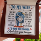 To My Wife - I May Not Be Your First Love - Love Knot Necklace