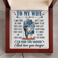 To My Wife - I May Not Be Your First Love - Love Knot Necklace