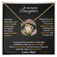 Daughter - Always Keep Me In Your Heart - Love Dad - INCLUDES FREE SHIPPING