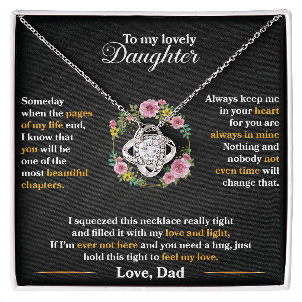 Daughter - Always Keep Me In Your Heart - Love Dad - INCLUDES FREE SHIPPING