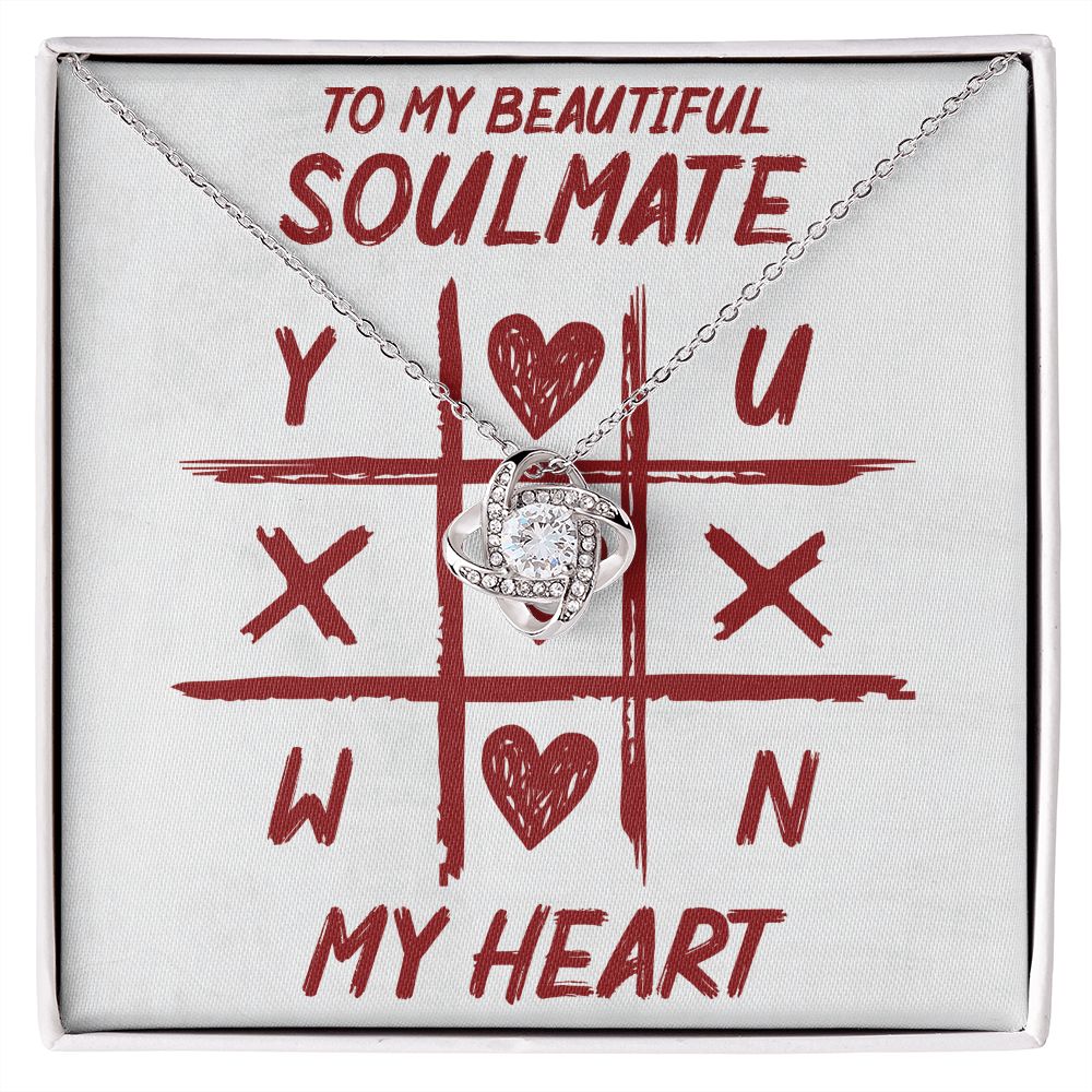 To My Beautiful Soulmate - Love Knot Necklace
