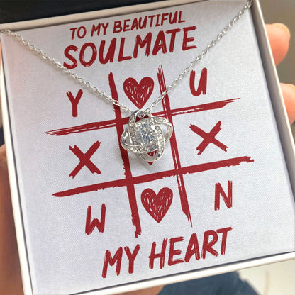 To My Beautiful Soulmate - Love Knot Necklace
