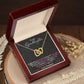 To My Granddaughter - I Hugged This Little Pendant - Love Grandma