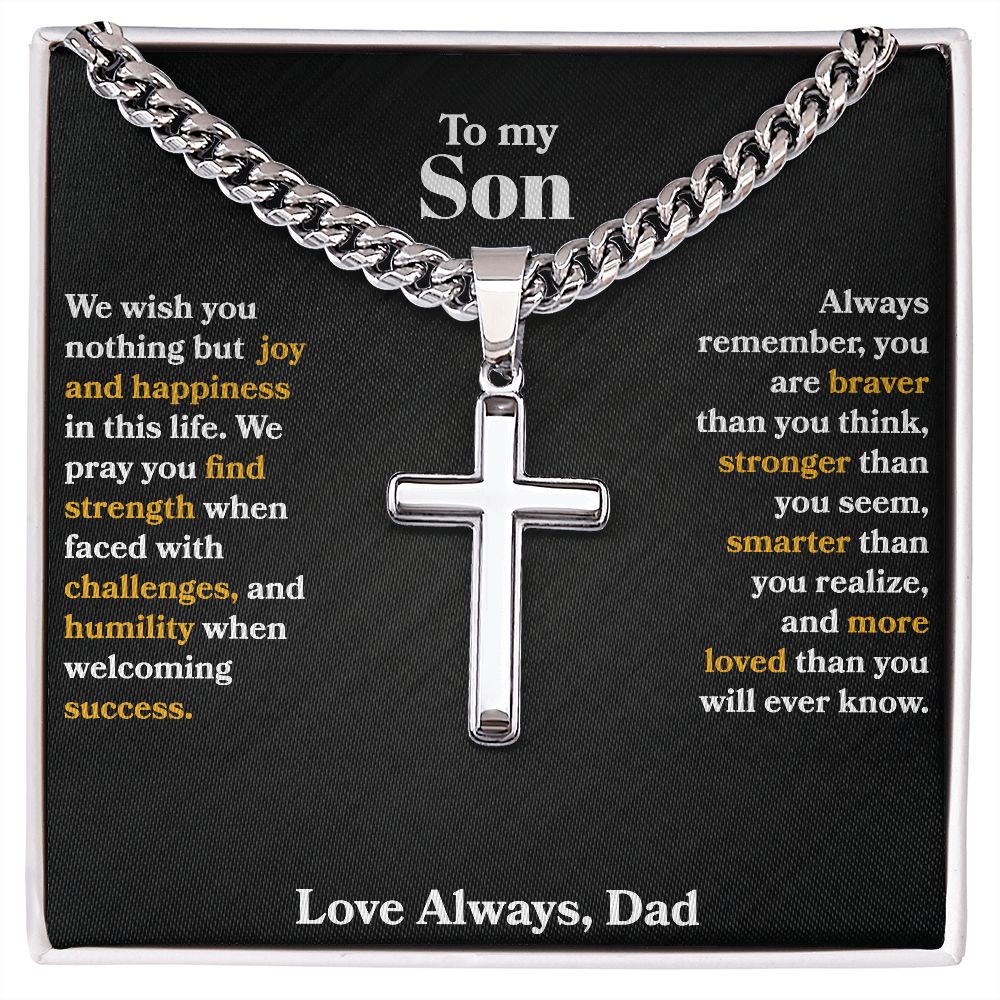 Son - We Wish You Nothing But Joy - Love Dad