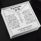 Wife - If I Could Give You One Thing In Life - Vertical Name Necklace